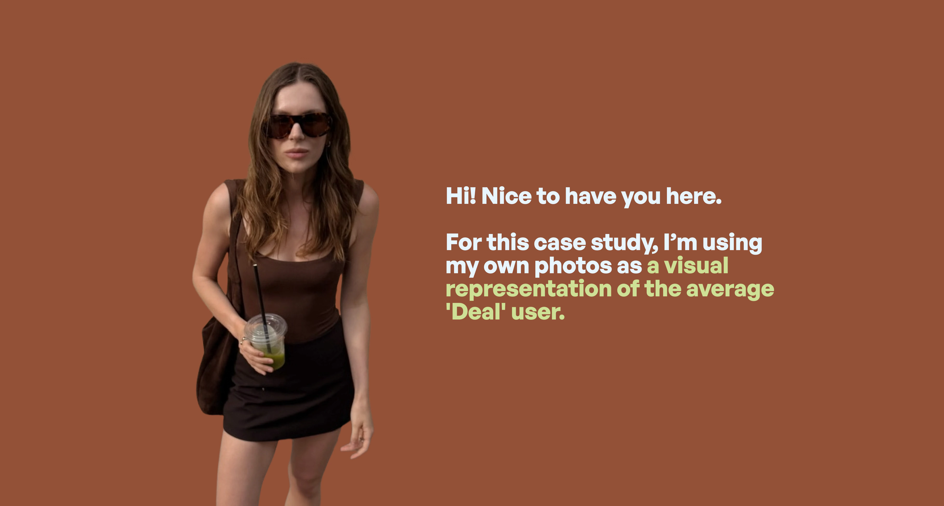 Deal — key design decisions storytelling