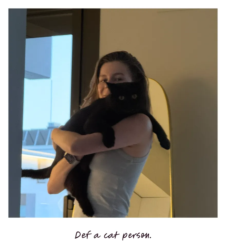 Def a cat person.