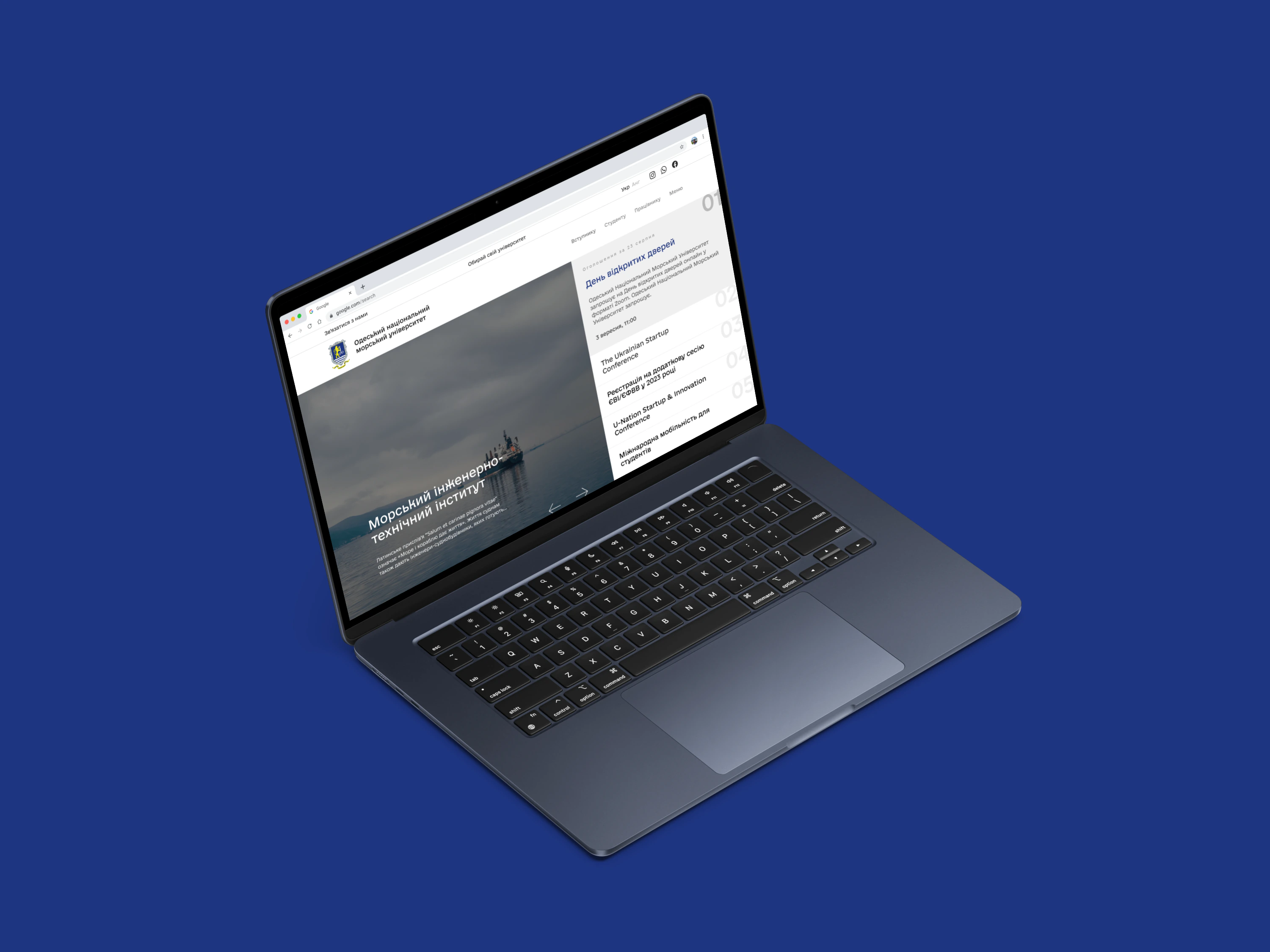 ONMU university website redesign