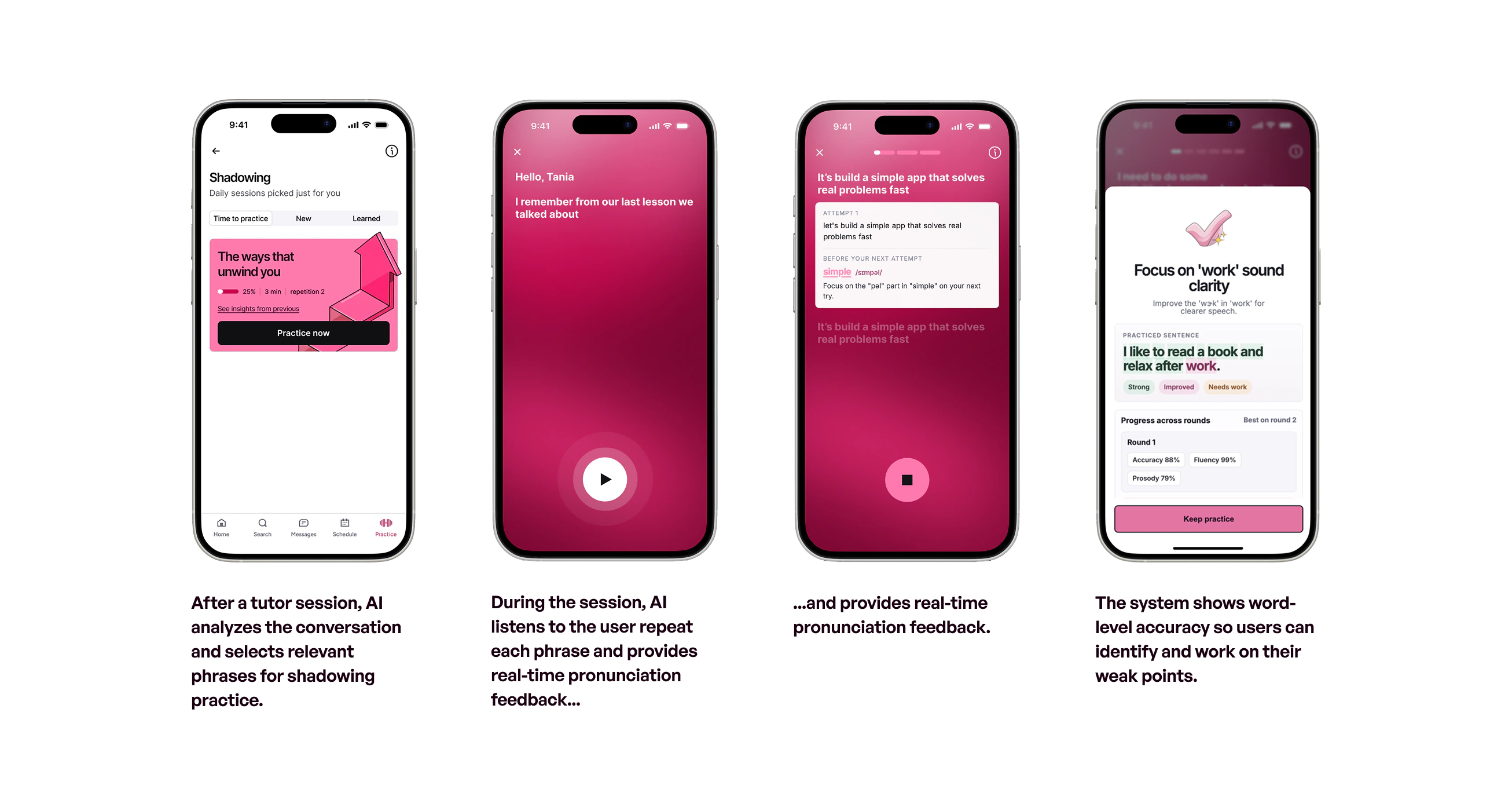 Preply shadowing — user flow