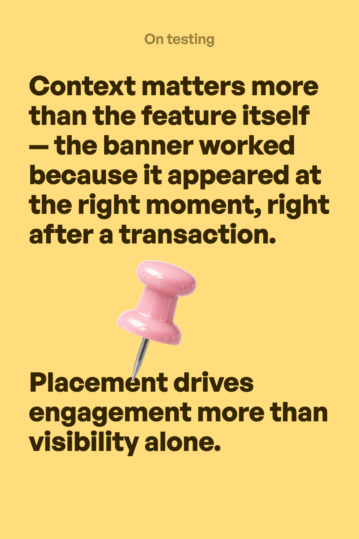 Reflection card